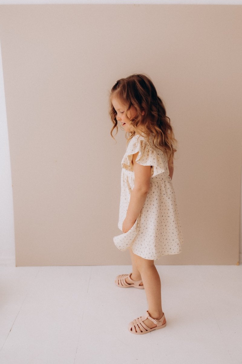 Musselinkleid aus Bio Baumwolle in 2 Farben - The Baltic Shop