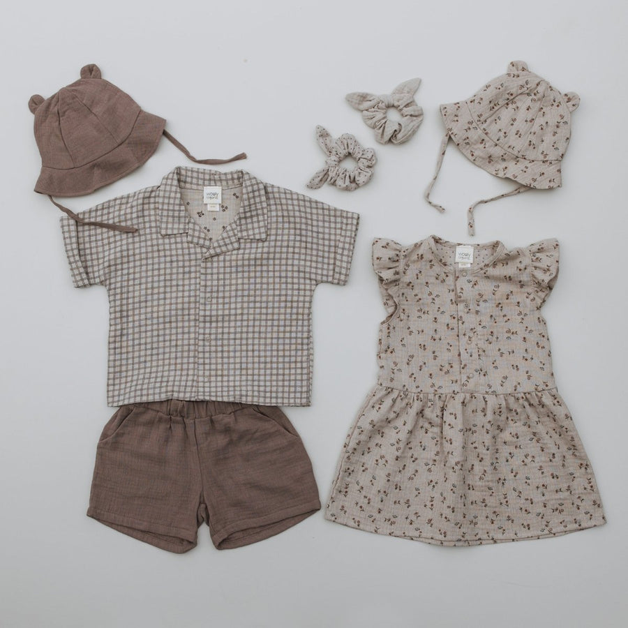 Musselinshorts aus 100 % GOTS - zertifizierter Bio - Baumwolle - The Baltic Shop