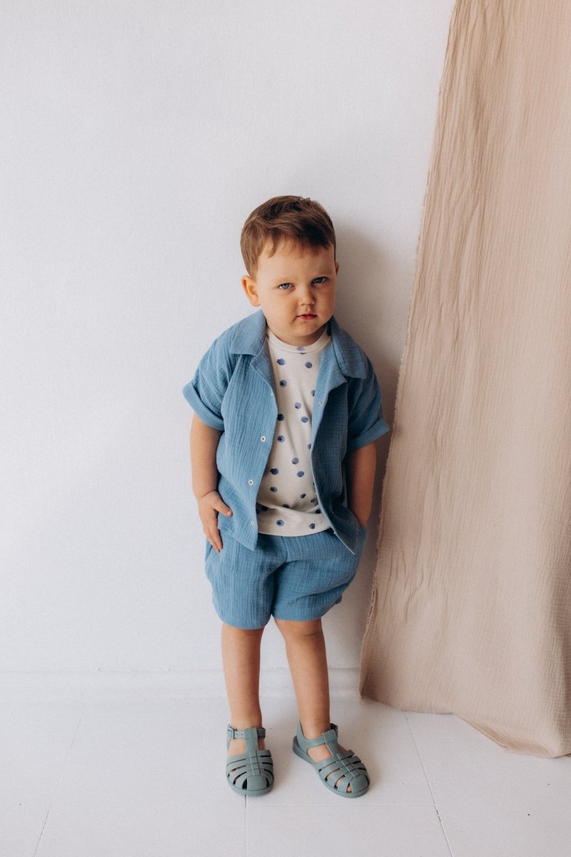 Musselinshorts für Kids aus Bio Baumwolle - The Baltic Shop