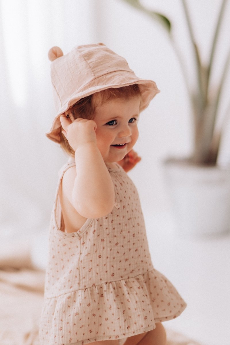 Musselintop mit Rüschen aus Bio Baumwolle in 2 Farben - The Baltic Shop