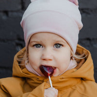 MÜTZE MIT TEDDYOHREN AUS BIO BAUMWOLLE - The Baltic Shop