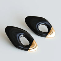 Ohrringe "Flow" aus Porzellan - The Baltic Shop