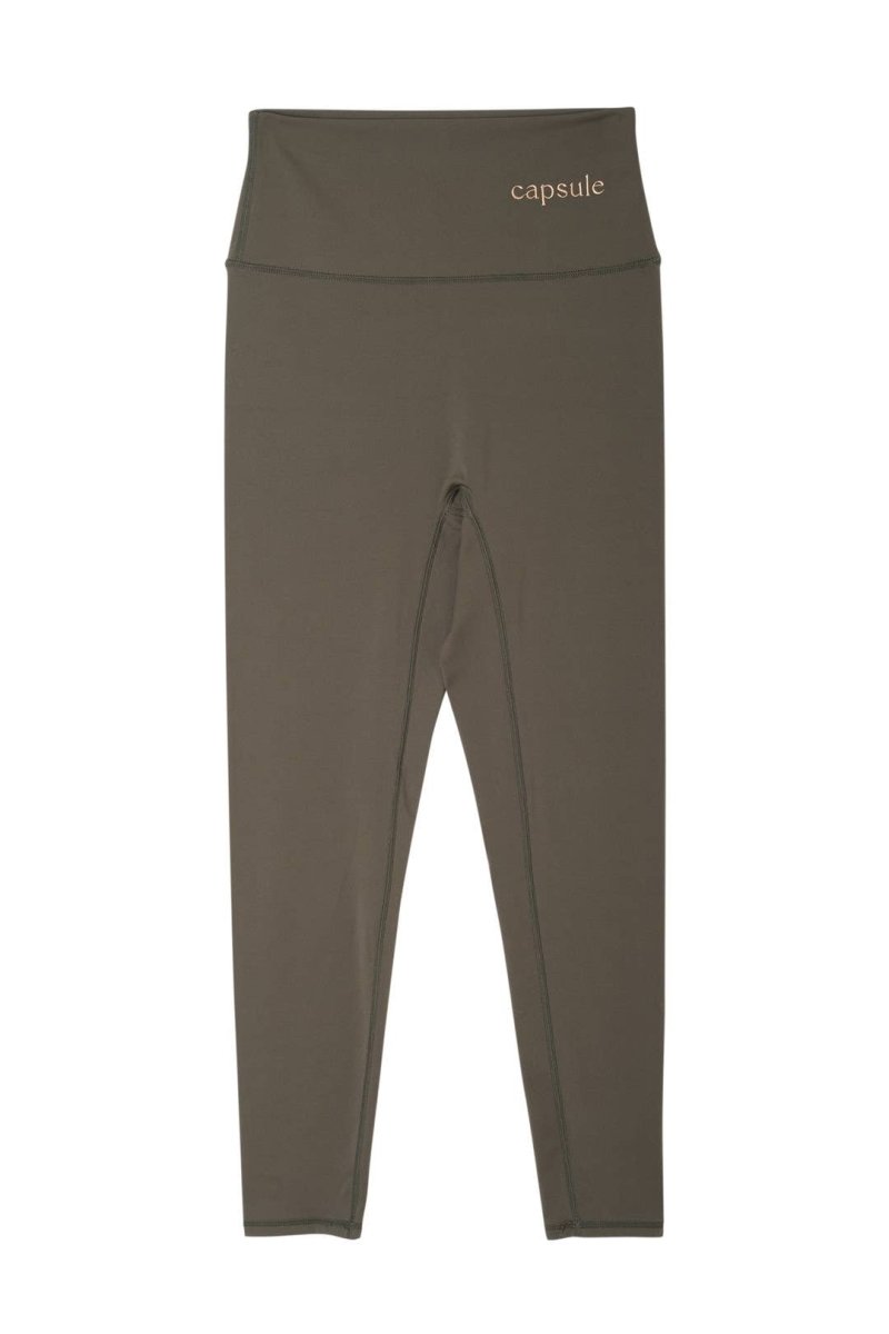 Olivgrüne Leggings – figurbetont & bequem - The Baltic Shop