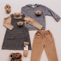 Pinafore Kleid mit Teddy - The Baltic Shop