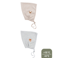 Pixie-Mütze aus Bio-Baumwollfleece