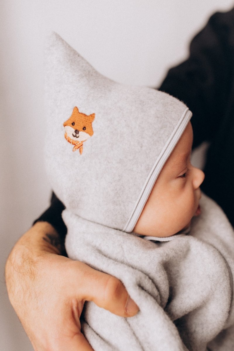 Pixie-Mütze aus Bio-Baumwollfleece - The Baltic Shop