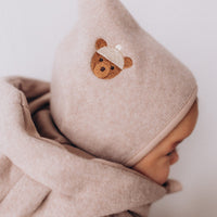 Pixie-Mütze aus Bio-Baumwollfleece