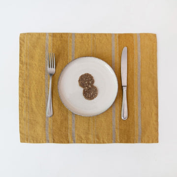 Platzsets aus Leinen - Amber - The Baltic Shop