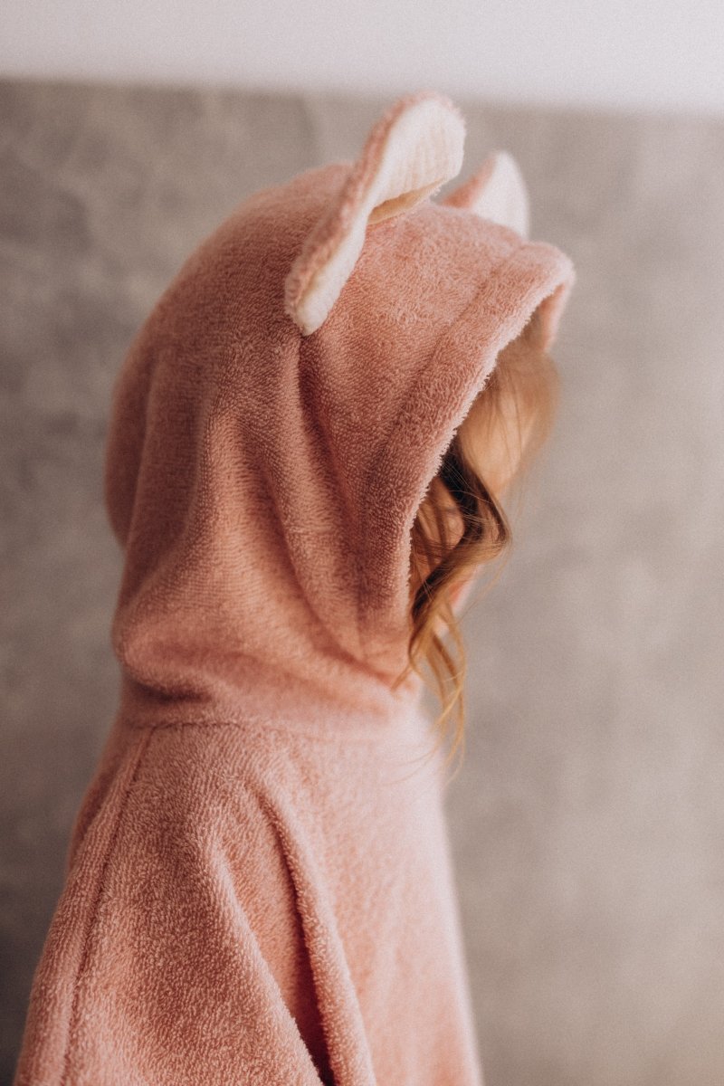 Poncho Badetuch mit Mausohren in 3 Farben - The Baltic Shop