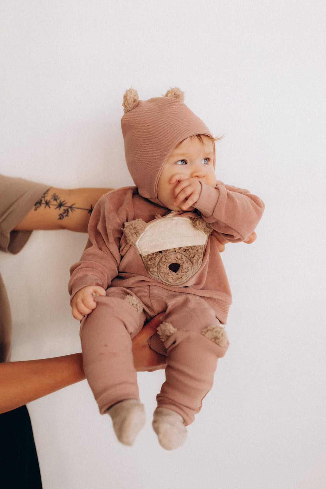 Teddy-Leggings aus Bio-Baumwolle