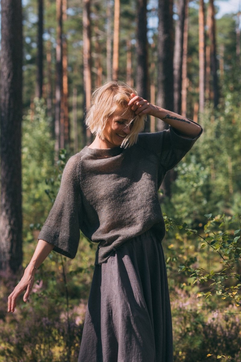 Reglan Pullover mit 3/4 Ärmel - The Baltic Shop