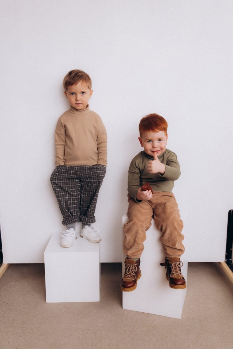 Rollkragen Shirt aus Bio Baumwolle in 2 Farben - The Baltic Shop