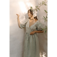 Romantisches Wrapkleid in 3 Farben - The Baltic Shop