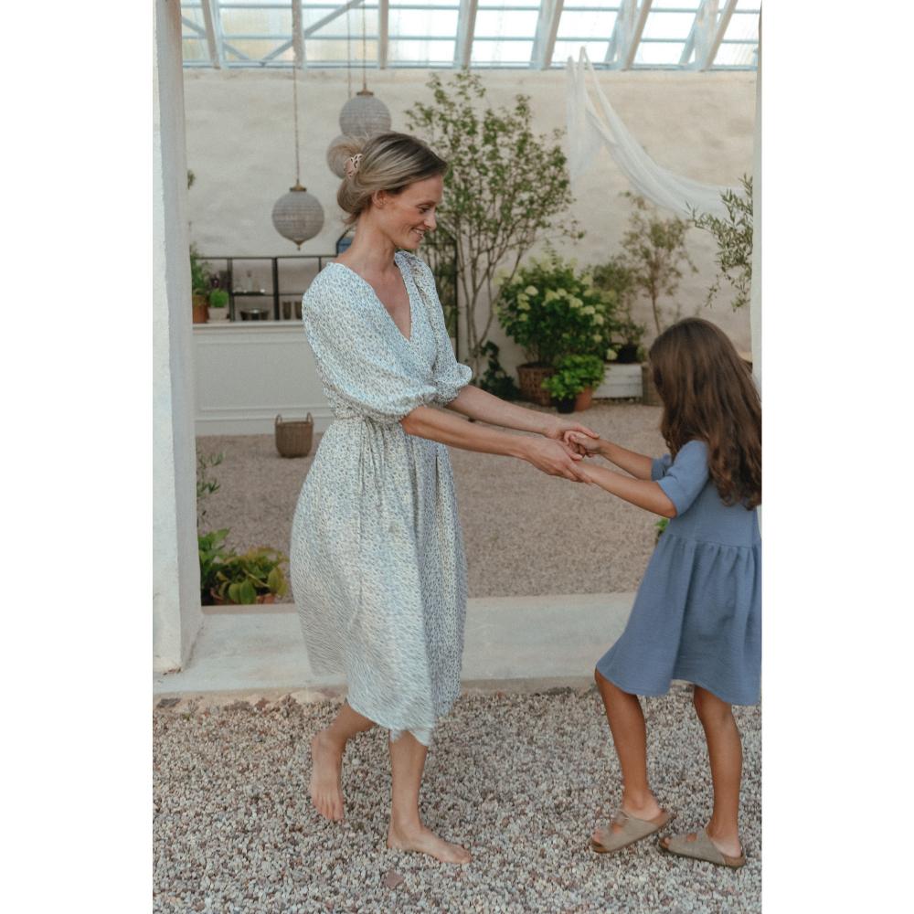 Romantisches Wrapkleid in 3 Farben - The Baltic Shop