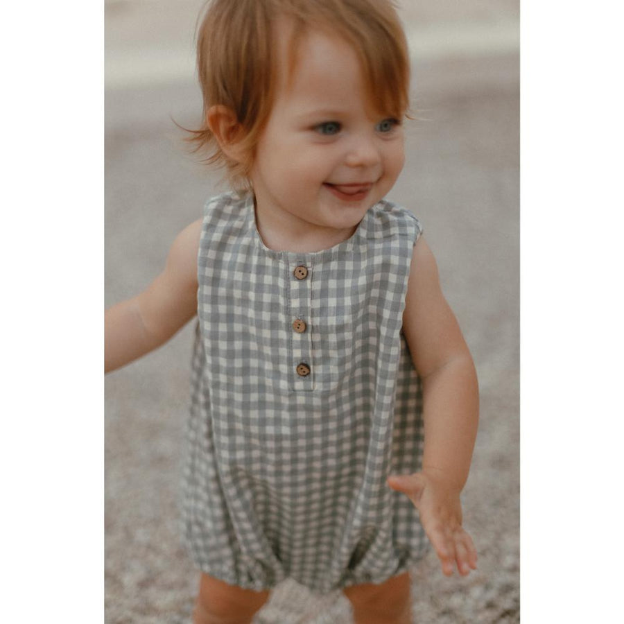 Romper für Babies in Karo Muster, in 2 Farben - The Baltic Shop