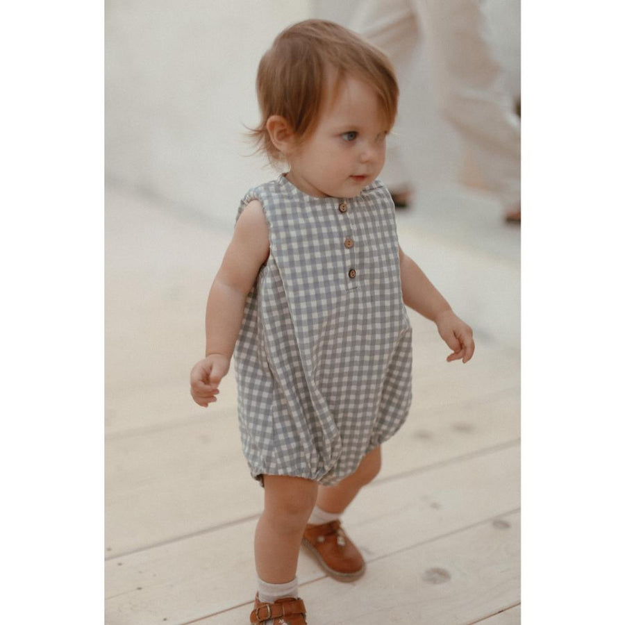 Romper für Babies in Karo Muster, in 2 Farben - The Baltic Shop