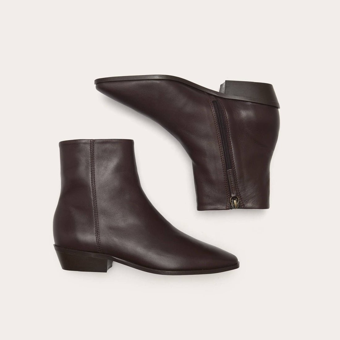 Rona – Elegante Lederstiefeletten - The Baltic Shop