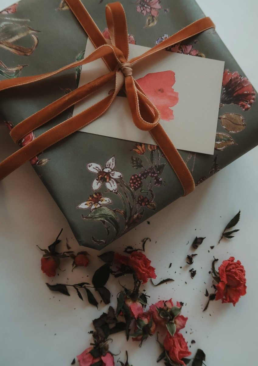 Rote Tulpe, Kleine Flache Karte - The Baltic Shop