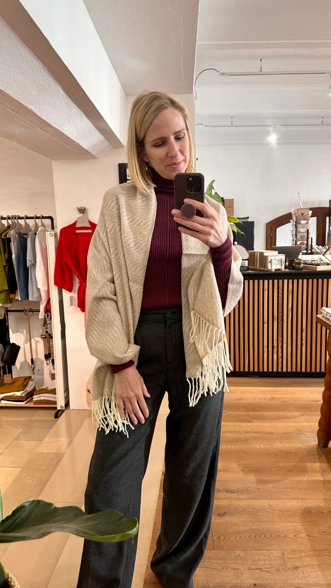 Schal aus Kaschmir und Merinowolle - The Baltic Shop