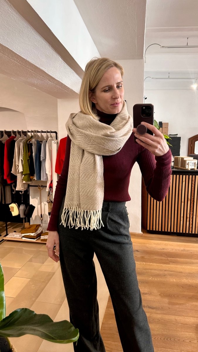 Schal aus Kaschmir und Merinowolle - The Baltic Shop