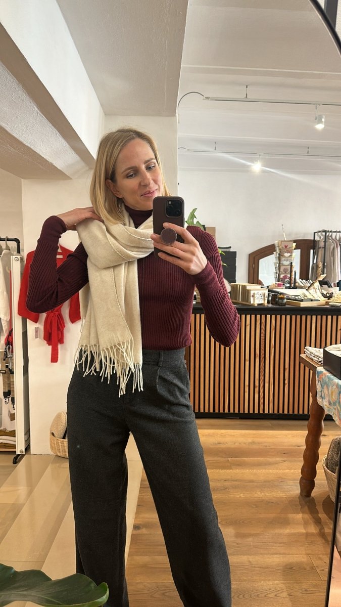 Schal aus Kaschmir und Merinowolle - The Baltic Shop