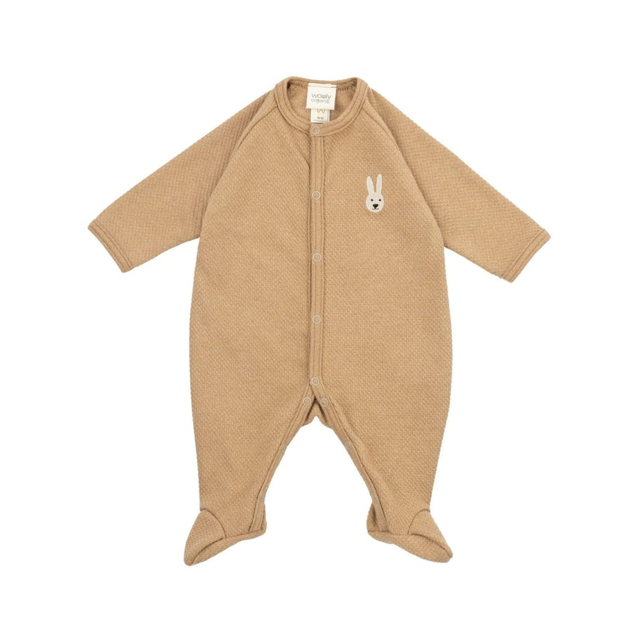 Schlafanzug mit Hasen Stickerei, 100% Bio Baumwolle - The Baltic Shop