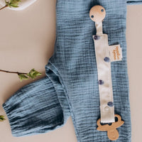 Schnuller Clip aus Baumwolle in 2 Farben - The Baltic Shop