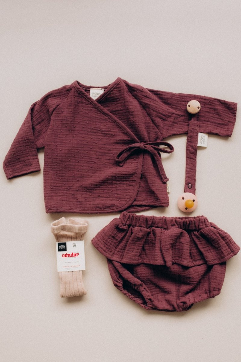 Schnullerclip aus Musselin Bio Baumwolle - The Baltic Shop