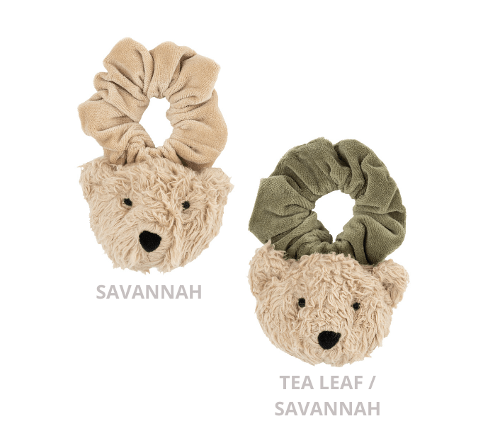 Scrunchy mit Teddy in 2 Farben - The Baltic Shop