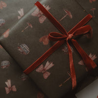 Set aus 3 Stück Weihnachtsstimmung Kraft Geschenkpapier - The Baltic Shop