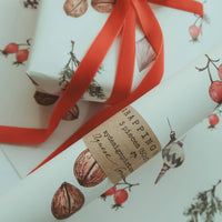 Set aus 3 Stück weißem Geschenkpapier - Weihnachtsdekorationen - The Baltic Shop