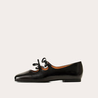 Shirley Ballerina, glänzend schwarz - The Baltic Shop