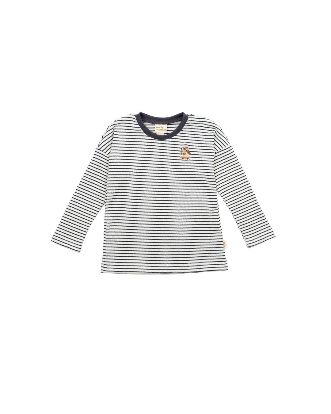 Langarmshirt Kinder aus Bio-Baumwolle | Eule
