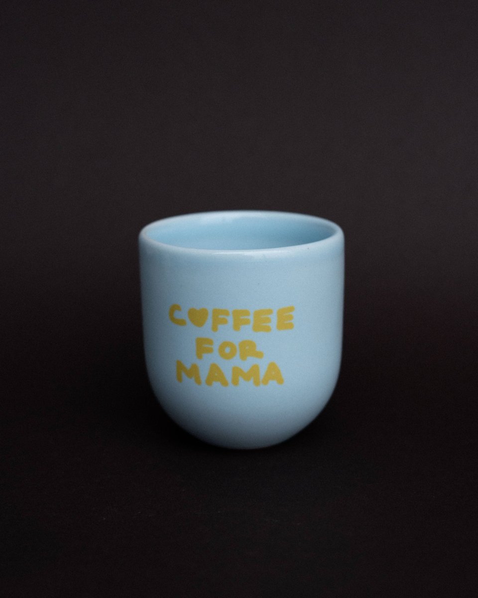 Sisi - Tasse, Kaffee für Mama, blau - The Baltic Shop