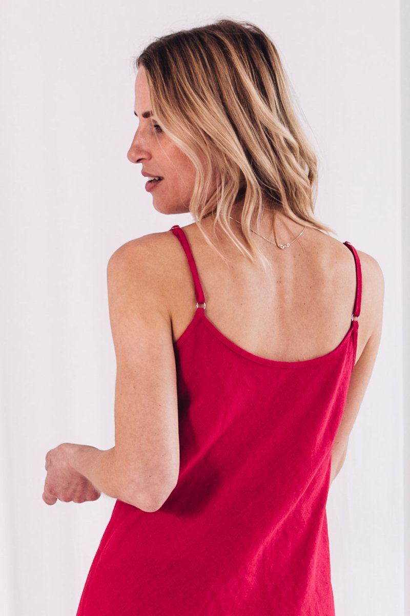 Slipkleid aus Leinen "Ruby" - The Baltic Shop