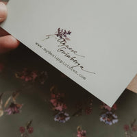 Sommerblumen / Klappkarte - The Baltic Shop