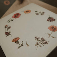 Sommerblumen / Klappkarte - The Baltic Shop