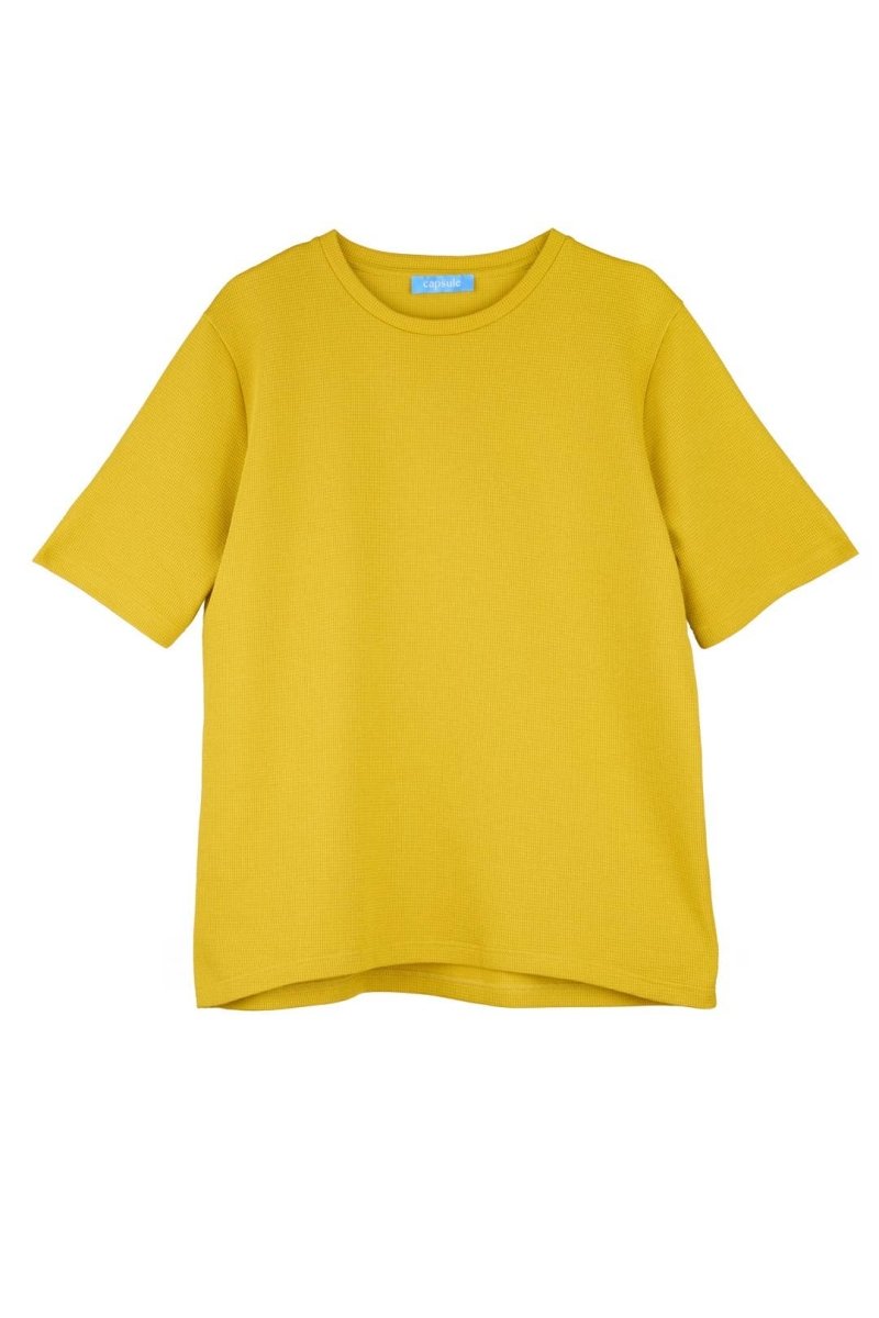 T-Shirt aus hochwertiger Baumwolle in Gelb - The Baltic Shop