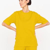 T-Shirt aus hochwertiger Baumwolle in Gelb - The Baltic Shop