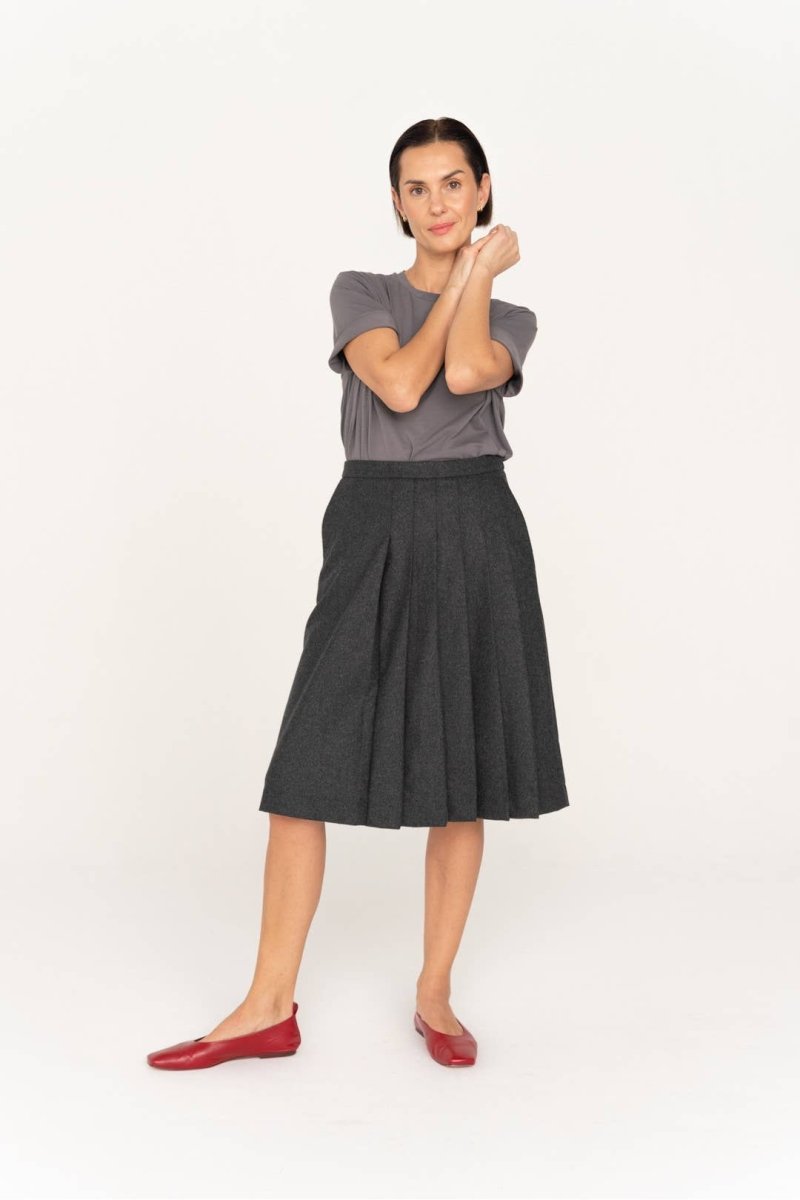 T-Shirt aus Premium - Baumwolle in Grau - The Baltic Shop