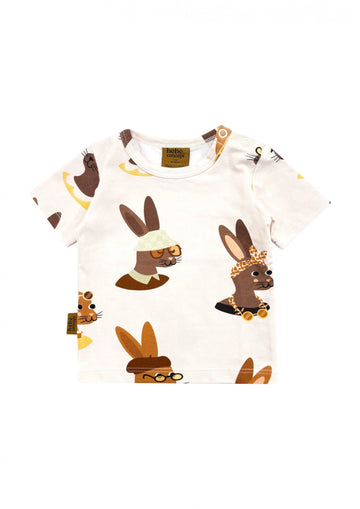 T-Shirt mit Hasendruck - The Baltic Shop