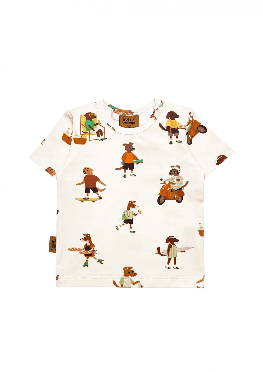 T-Shirt mit Hundemuster - The Baltic Shop