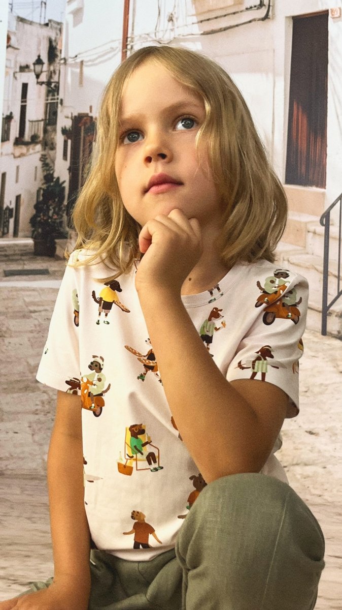 T-Shirt mit Hundemuster - The Baltic Shop