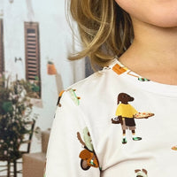 T-Shirt mit Hundemuster - The Baltic Shop