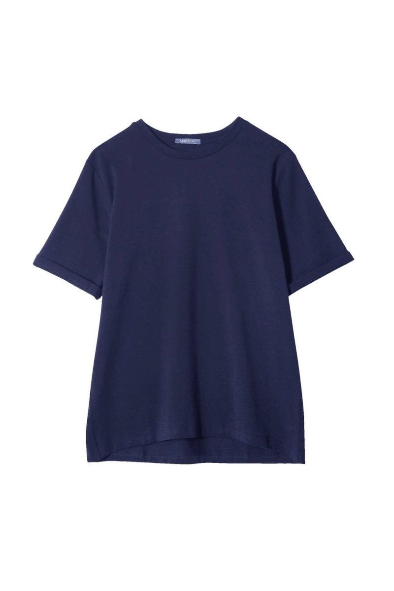 T-Shirt NAIROBI - Premium Baumwoll - T-Shirt in Marineblau - The Baltic Shop