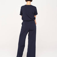 T-Shirt NAIROBI - Premium Baumwoll - T-Shirt in Marineblau - The Baltic Shop