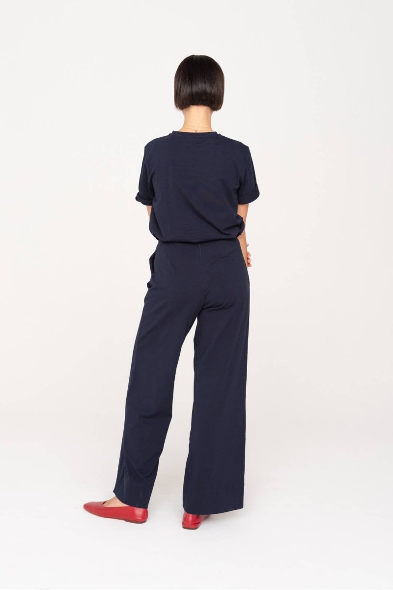 T-Shirt NAIROBI - Premium Baumwoll - T-Shirt in Marineblau - The Baltic Shop