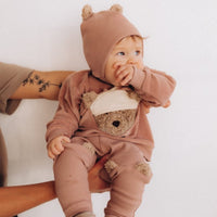 Teddy-Pullover aus Bio-Baumwollvelours - The Baltic Shop