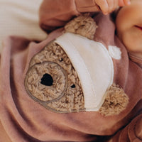 Teddy-Pullover aus Bio-Baumwollvelours - The Baltic Shop