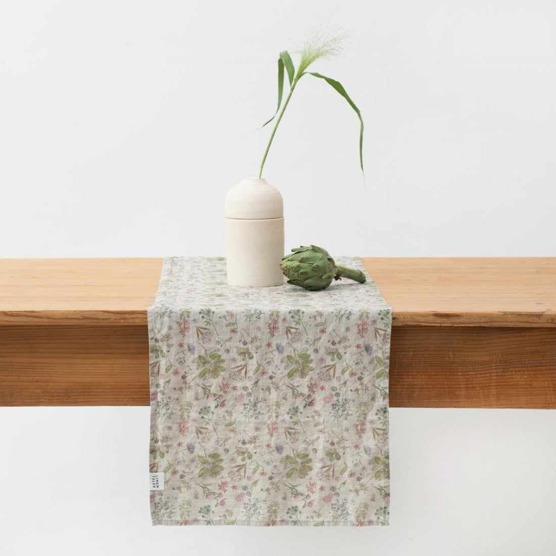 Tischläufer aus Naturleinen - Botany - The Baltic Shop